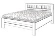 (obrázek pro) Postel 90x190 Ellen Set Masiv 