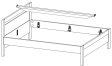 (obrázek pro) Postel 140x220 Marika Family Lamino 